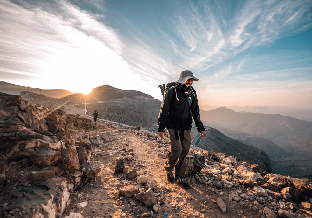 Hiking in the Hajar Mountains