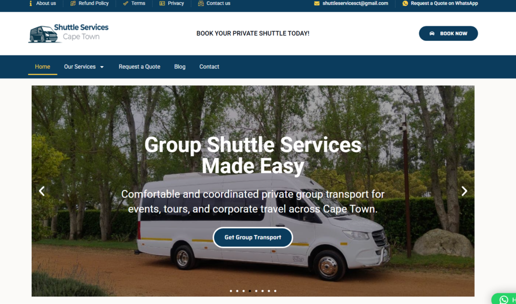 Shuttle Services Cape Town