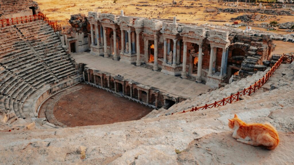 The Travertine Terraces of Pamukkale