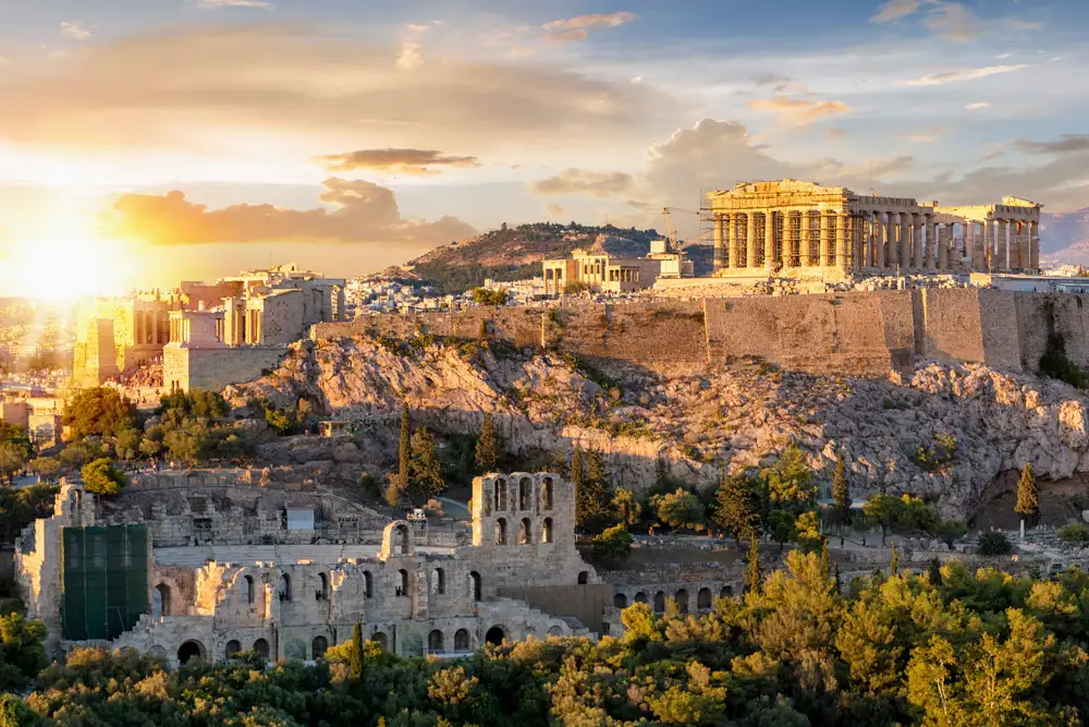 The Acropolis and Parthenon